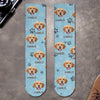Custom Photo Middle Tube Socks - Personalized Birthday Gifts For Dog Cat Lovers, Dog Dad And Mom, Cat Owners - Professional Poop Picker