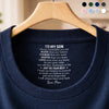 Custom Inside Neck Print T-Shirt - Personalized Birthday Gifts For Son, Daughter - Just Do Your Best