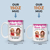 Custom 3D Inflated Effect Printed Mug - Personalised Retirement Gifts For Women, Friends, Sisters, BFF - You’re My Work Therapy