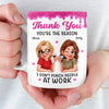 Custom 3D Inflated Effect Printed Mug - Personalised Retirement Gifts For Women, Friends, Sisters, BFF - You’re My Work Therapy