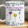 Personalised Best Friend Mug – Birthday Gift for Best Friend, Sister or BFF – Partners in Shine