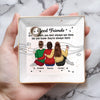 Personalised Jewellery Dish – Birthday Gift for Best Friend, Sister or BFF – Good Friends Are Forever