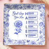 Personalised Jewellery Dish – Birthday Gift for Best Friend, Sister or BFF – Blessed and Loved