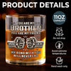 Personalised Whisky Glass – Birthday Gift for Brother – Family by Chance, Brothers Forever