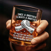Personalised Whisky Glass – Birthday Gift for Brother – Brothers Strong at Heart