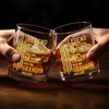 Personalised Whisky Glass – Birthday Gift for Dad, Grandpa or Husband – Made of Strong Stuff