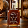 Personalised Whisky Bottle – Father’s Day or Birthday Gift for Dad or Grandpa – Dad Makes Life Better