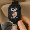 Personalised Photo Car Visor Sunglasses Holder – Father’s Day Gift for Dad – Drive Safe Daddy