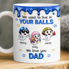 Personalised 3D Inflated Effect Printed Mug – Father’s Day or Birthday Gift for Dad – Thank You for Being Our Rock