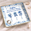 Personalised Jewellery Dish – Birthday Gift for Sister or Best Friend – A Garden Called Sisterhood