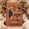 Personalised Leather Journal – Graduation Gift for Brother or Sister – Watch Me Write My Next Chapter