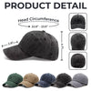 Personalised Vintage Washed Denim Cap – Gift for Dad, Grandpa – One Man Many Roles All Heart