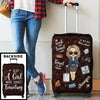 Personalised Luggage Cover – Summer Holiday Gift for Travel Lovers – Love Is An Endless Journey