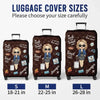 Personalised Luggage Cover – Summer Holiday Gift for Travel Lovers – Love Is An Endless Journey