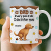 Personalised Dog Lover Mug – Birthday Gift for Dog Mum or Dog Dad – Love Is A Wet Nose