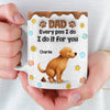 Personalised Dog Lover Mug – Birthday Gift for Dog Mum or Dog Dad – Love Is A Wet Nose
