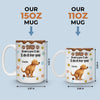 Personalised Dog Lover Mug – Birthday Gift for Dog Mum or Dog Dad – Love Is A Wet Nose