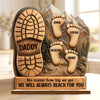 Personalised 2-Layer Wooden Plaque – Gift for Dad or Grandad – Father’s Day or Birthday – Forever Grateful For You