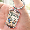 Personalised Keyring – Gift for Husband and Wife, Camper Lovers – Keys to the Camper