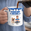 Personalised 3D Inflated Effect Mug – Father’s Day & Birthday Gift for Dog Lovers, Dog Dad – Home Is Where Pets Are