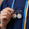 Personalised Photo Charm Lapel Pin – Meaningful Memorial or Graduation Gift – Graduating With You in My Heart