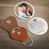 Personalised Photo Pocket Hug Token - Meaningful Memorial or Graduation Gift - Live the Life You Have Imagined