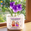 Personalised Glass Everlasting Tulips – Mother’s Day or Birthday Gift for Mum, Daughter – Like Mother, Like Daughter