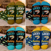Custom Crew Socks - Personalized Christmas Birthday Fishing Gifts For Fisherman - Walk Like A Lucky Angler