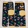 Personalised Crew Socks – Retirement Gift for Women, Men – Work Free, Stress Free