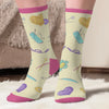 Personalised Crew Socks – Birthday Gift for Crochet Knitting Lovers, Crocheters, Knitters – Hooked On Crochet