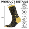Personalised Crew Socks – Birthday Gift for Soccer Lovers, Sports Fans, Sports Lovers – Chasing Goals Every Day