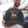 Personalised Vintage Washed Denim Cap – Birthday Gift for Dog Lovers or Dog Mum and Dad – People Suck Sometimes