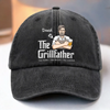 Personalised Vintage Washed Denim Cap – Father's Day Gifts for Dad, Grandpa – My Dad Is Legendary