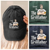Personalised Vintage Washed Denim Cap – Father's Day Gifts for Dad, Grandpa – My Dad Is Legendary