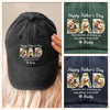 Personalised Photo Vintage Washed Denim Cap – Father's Day Gift For Pet Owners, Pet Lovers, Dod Dad – Thanks For My Mess