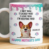 Personalised 3D Inflated Effect Mug – Mother's Day Birthday Gifts For Dog Lovers, Dog Owners, Dog Mom – I Met You I Licked You I Love You