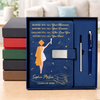 Personalized PU Leather Notebook - Meaningful Memorial or Graduation Gift - Make Every Page Count