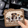 Personalized Photo Car Visor Clip - Gift For Pet Owners, Pet Lovers - You Are Our Favorite Human
