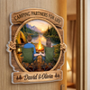 Personalised Cruise Ship Door Magnet - Summer Holiday & Travel Gift for Couples - Camping Partners For Life