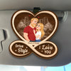 Personalised Car Visor Clip - Anniversary Wedding Gifts For Couple - You Make Life Feel Balanced
