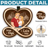 Personalised Car Visor Clip - Anniversary Wedding Gifts For Couple - You Make Life Feel Balanced