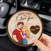 Personalised Car Visor Clip - Anniversary Wedding Gifts For Couple - Our Love Keeps Blooming