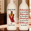 Personalised Bottle Lamp - Graduation Gift for Family, Siblings, Brother or Sister - Dream Big, Graduate Bigger