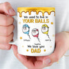 Personalised 3D Inflated Effect Mug – Father’s Day Gift for Dad – Thanks For Making Me Exist