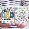 Personalised 3D Inflated Effect Mug – Father's Day Gifts For Dad – The Best Dad Ever Is Mine