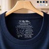 Personalised Inside Neck Print T-Shirt - Anniversary Wedding Gifts For Couple - You And Me Forever
