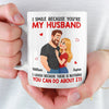 Personalised 3D Inflated Effect Mug - Anniversary Wedding Gifts For Couple - Married You, Smiling Daily