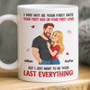 Personalised 3D Inflated Effect Mug - Anniversary Wedding Gifts For Couple - Congrats, I’m The Prize
