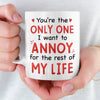 Personalised Mug - Anniversary Wedding Gifts For Couple - Annoying You For Life