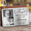 Personalised Memorial Wallet Card with Photo – “Gone But Never Far From My Heart” – Sympathy Gift for Family